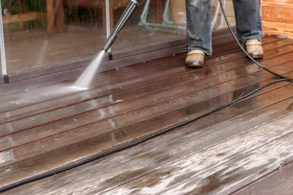 Pool Deck Power Washing in Orem