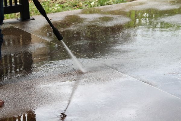 Concrete Deck Cleaning in Orem